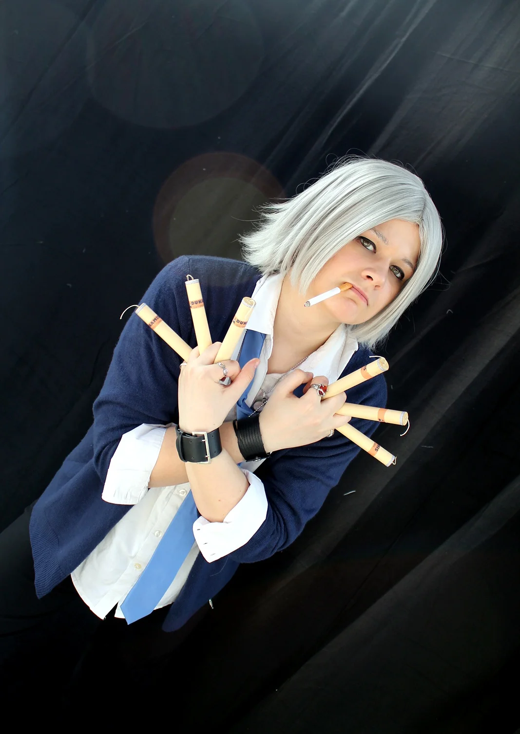 Cosplay-Cover: Gokudera Hayato (Schuluniform)