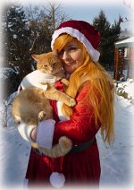 Cosplay-Cover: Asuka Langley Soryu (Christmas Version)