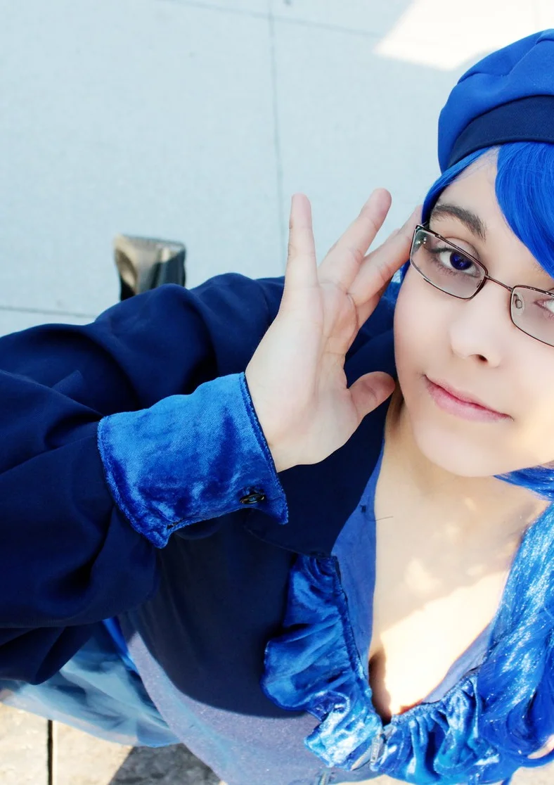 Cosplay-Cover: Blau [Grundfarbe]