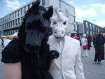 Cosplay-Cover: Weißes Einhorn