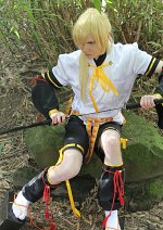 Cosplay-Cover: Len Kagamine Kimono Fanart