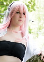 Cosplay-Cover: Super Sonico ( Black and White)