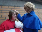 Cosplay-Cover: Canada-roter pulli verso