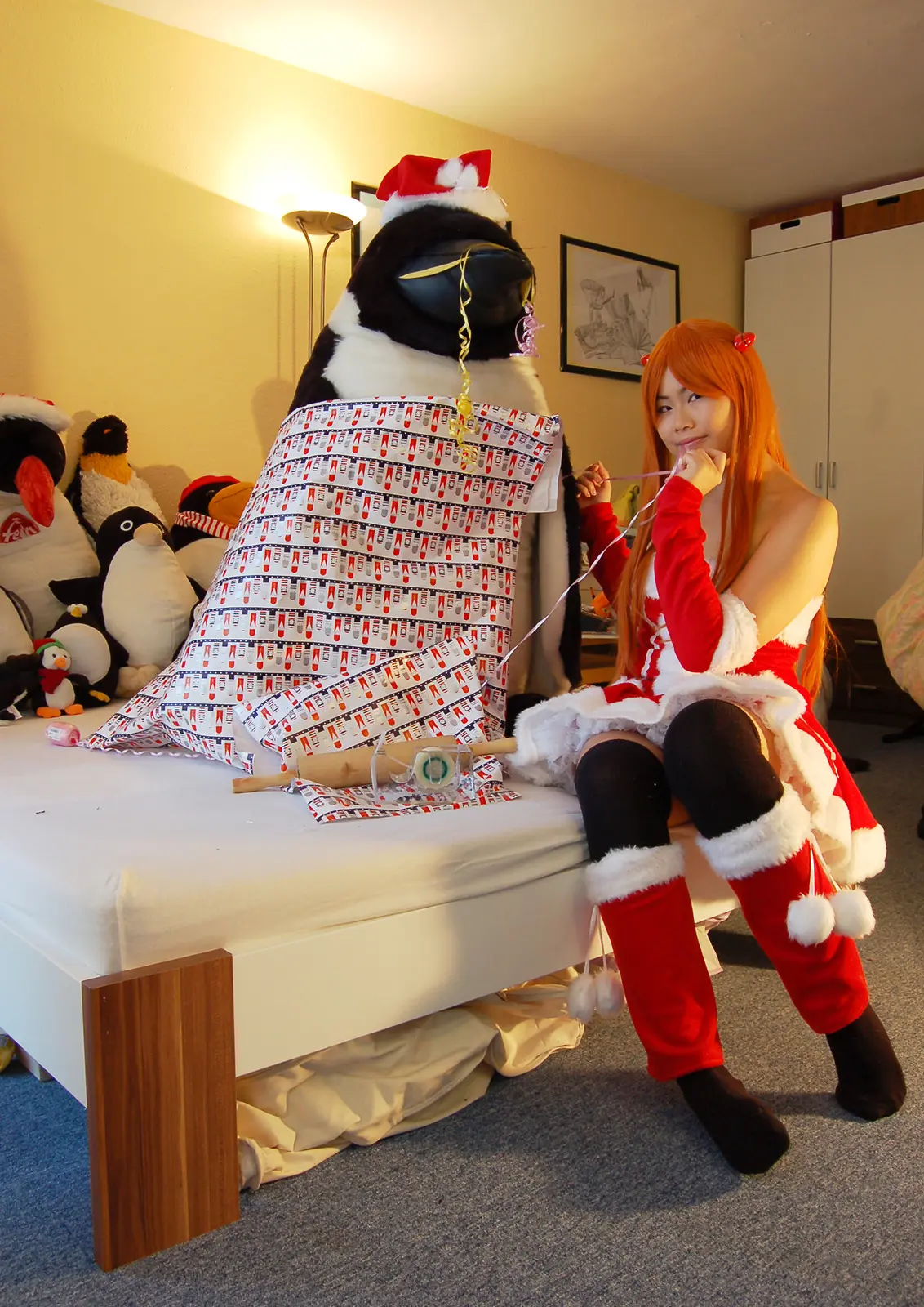 Cosplay-Cover: Asuka Christmas Version