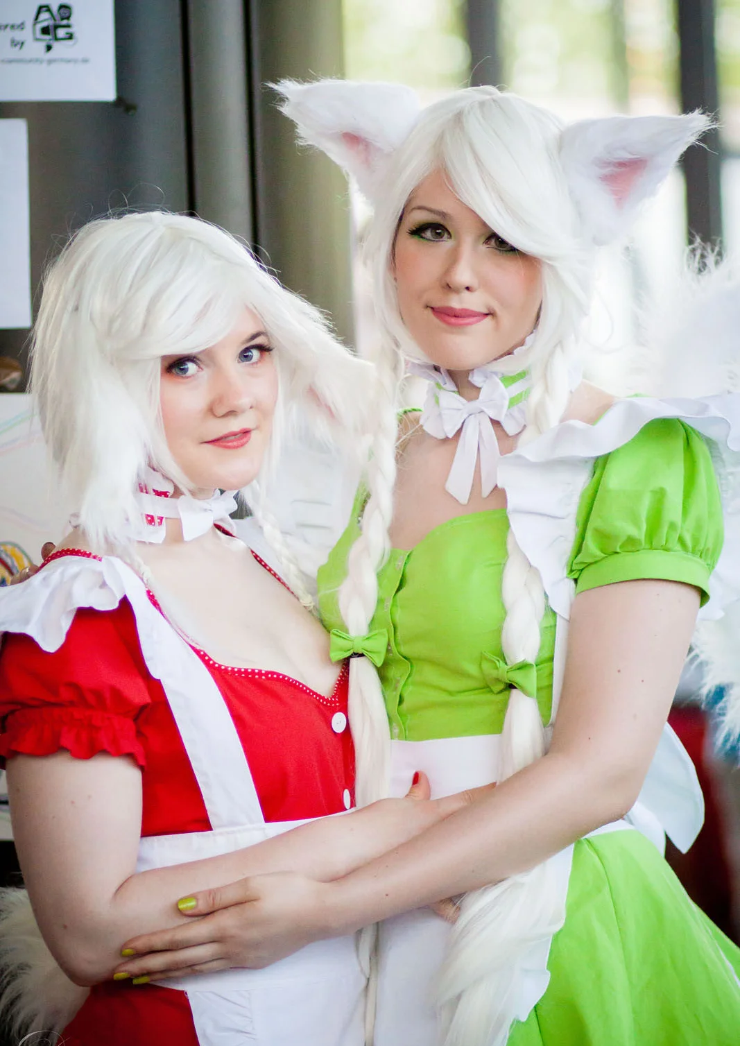 Cosplay-Cover: Green Neko Maid