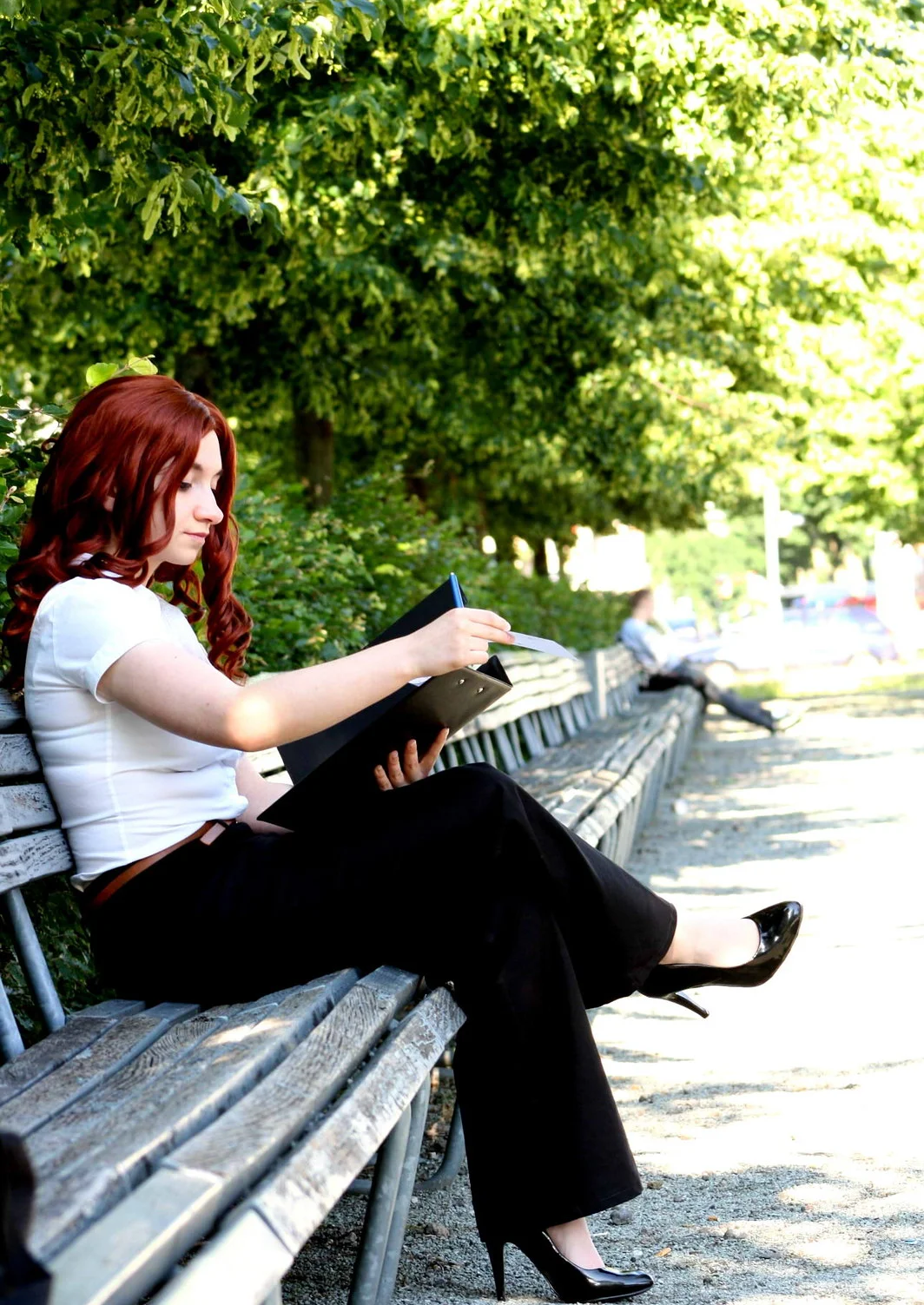 Cosplay-Cover: Natalie Rushman / Black Widow [Iron Man 2]