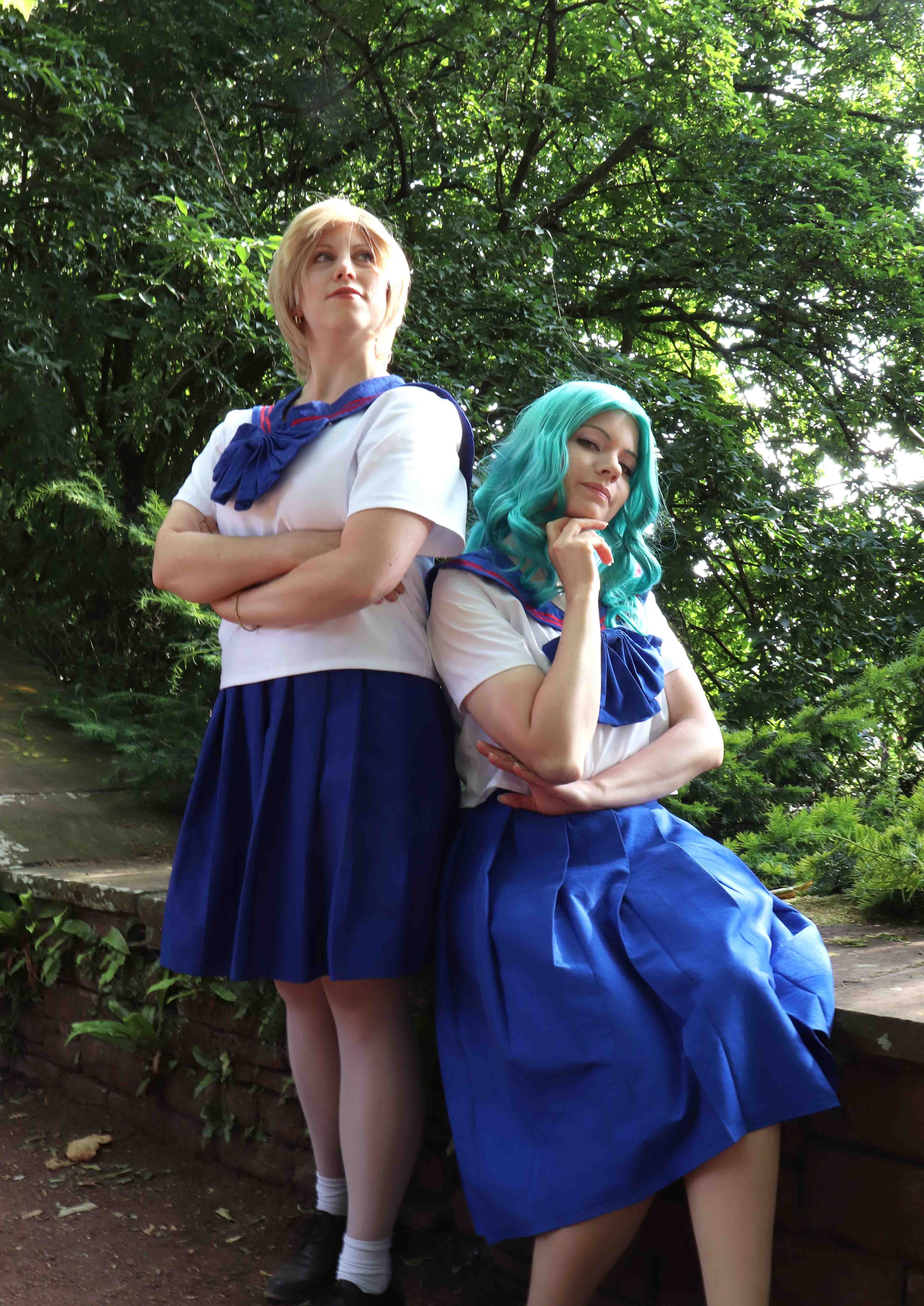 Cosplay-Cover: Haruka Tenoh (Manga Oberschuluniform)