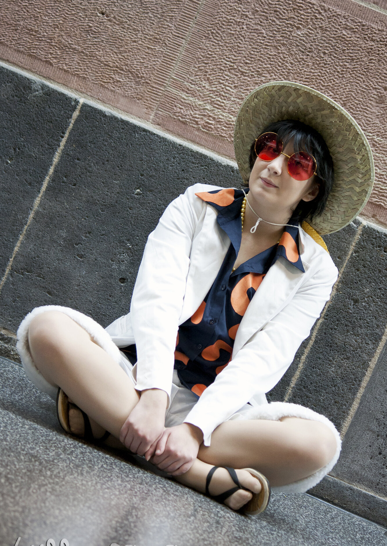 Cosplay-Cover: Monkey D. Luffy - Gold/White