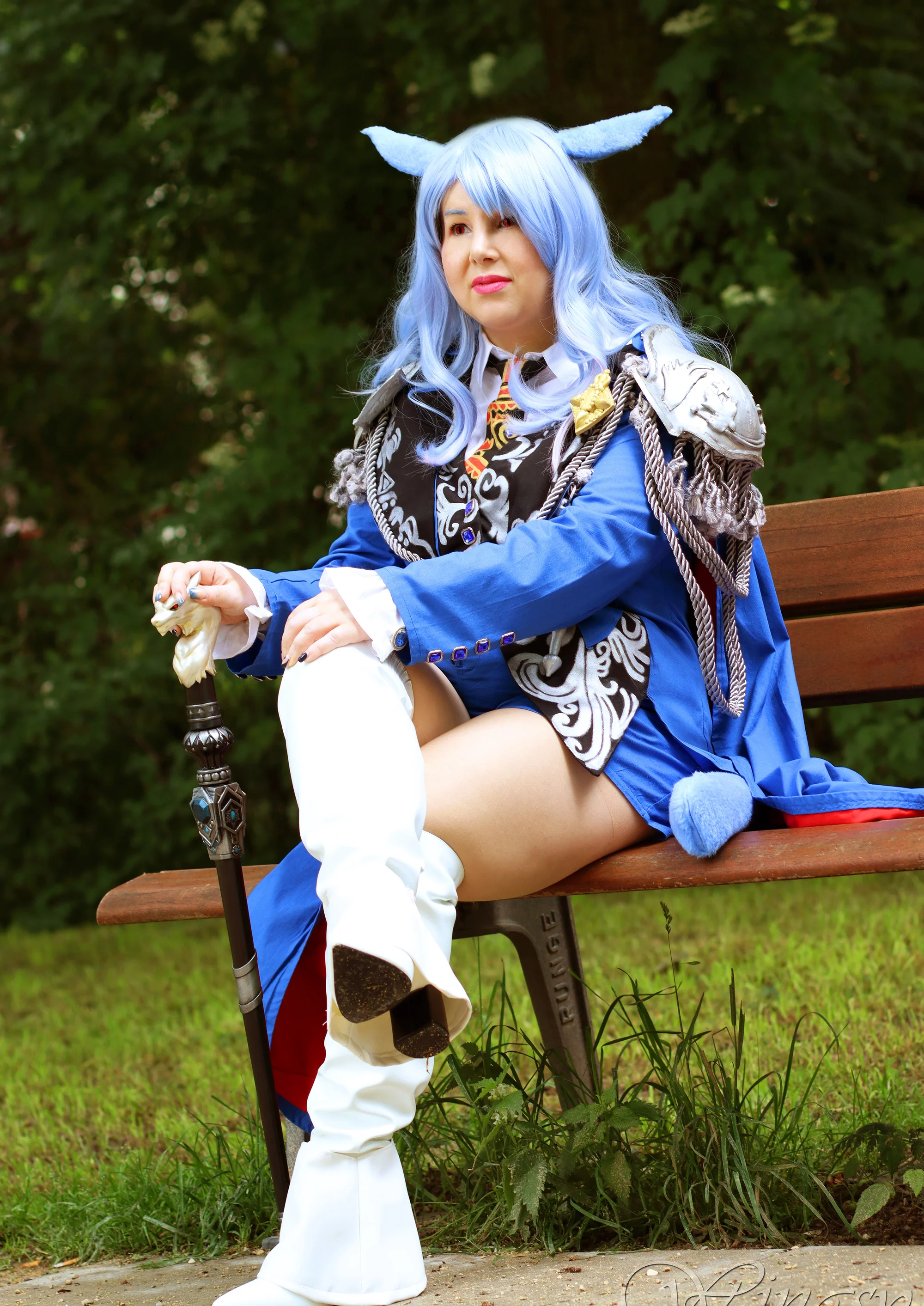 Cosplay-Cover: Miqo‘te - Bluemage