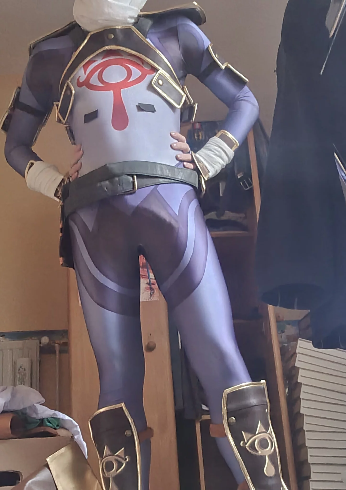 Cosplay-Cover: Link (Sheikah-Tarnanzug)