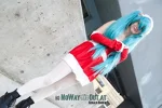 Cosplay-Cover: Miku Hatsune (weihnachtsversion)