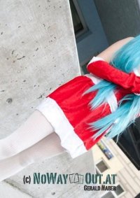 Cosplay-Cover: Miku Hatsune (weihnachtsversion)