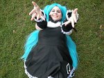 Cosplay-Cover: Miku Hatsune (Gothic Version)