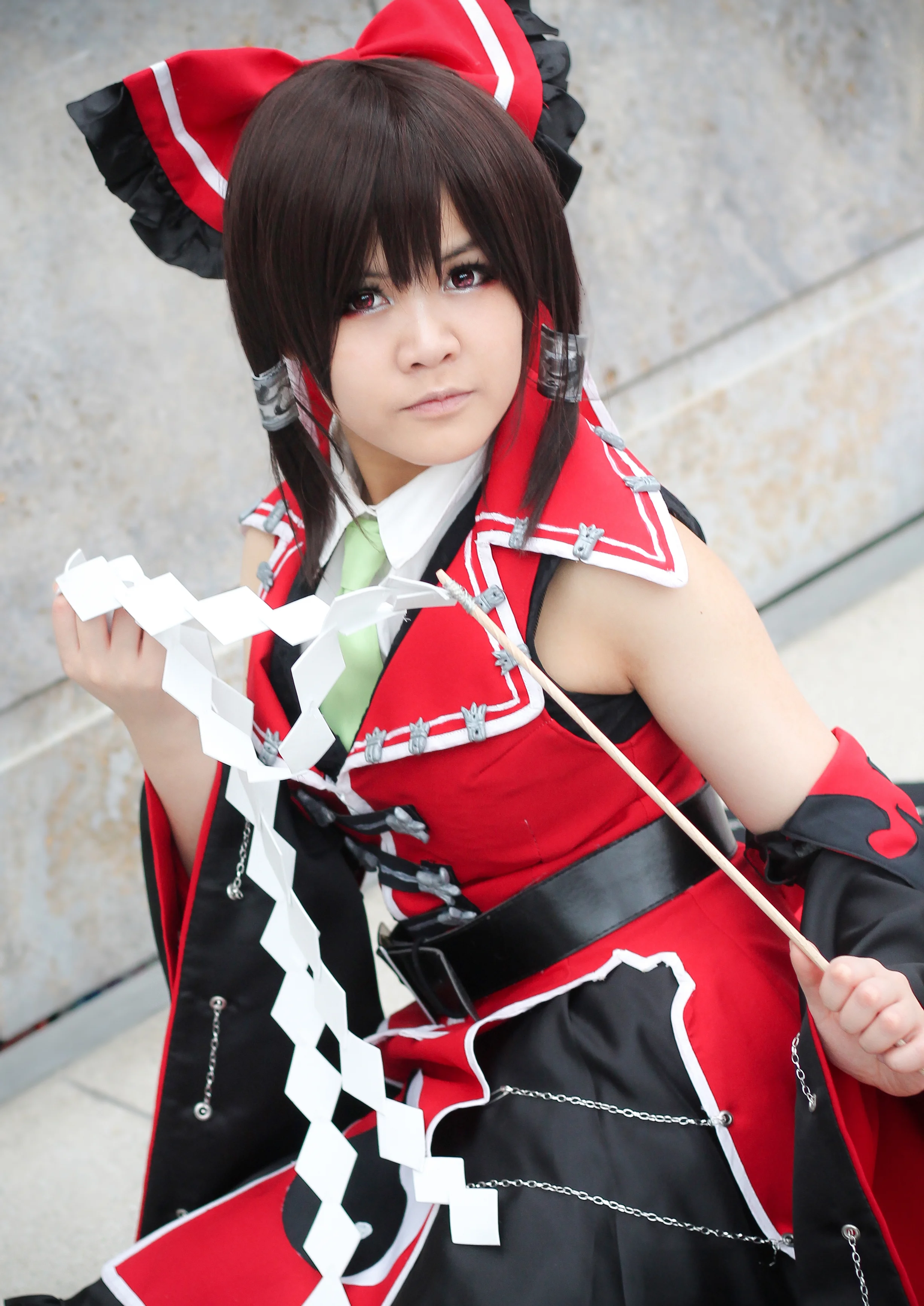 Cosplay-Cover: Reimu Hakurei (Koumajou Densetsu)