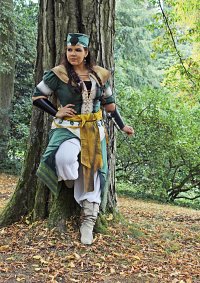 Cosplay-Cover: The Vanguard / die Kundschafterin (Oksana Razin)