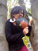 Cosplay-Cover: Natsume Hyuuga (Winterschuluniform)