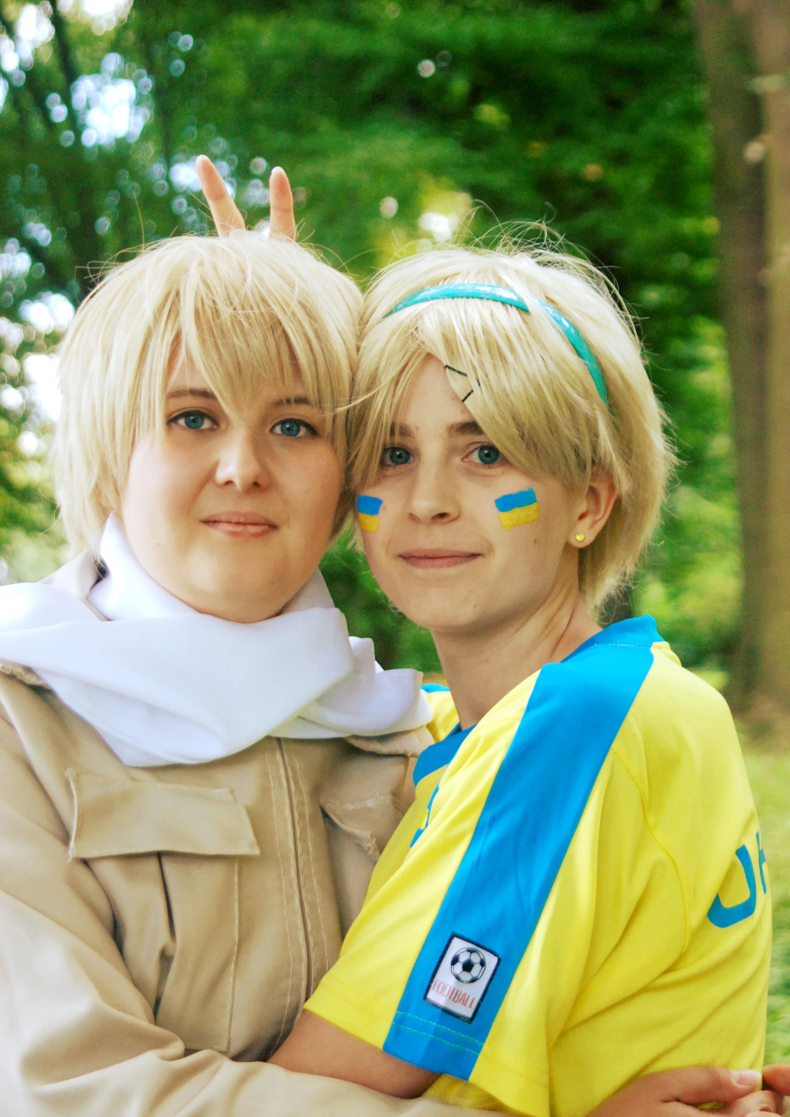 Cosplay-Cover: Ukraine - Fußballfan