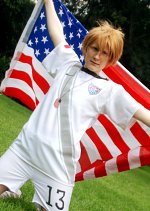 Cosplay-Cover: America / USA Alfred F. Jones - Fußballtrikot