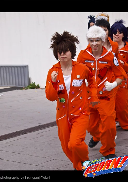 Cosplay-Cover: Sawada Tsunayoshi [Orange Jumpsuit]