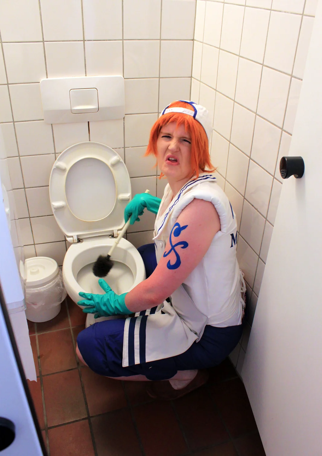 Cosplay-Cover: Nami [Navarone-Tarnung als Marinesoldat]