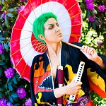 Cosplay: Lorenor Zorro - too hot, hot damn Yukata