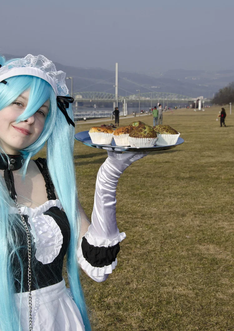 Cosplay-Cover: Miku Hatsune (Maid)