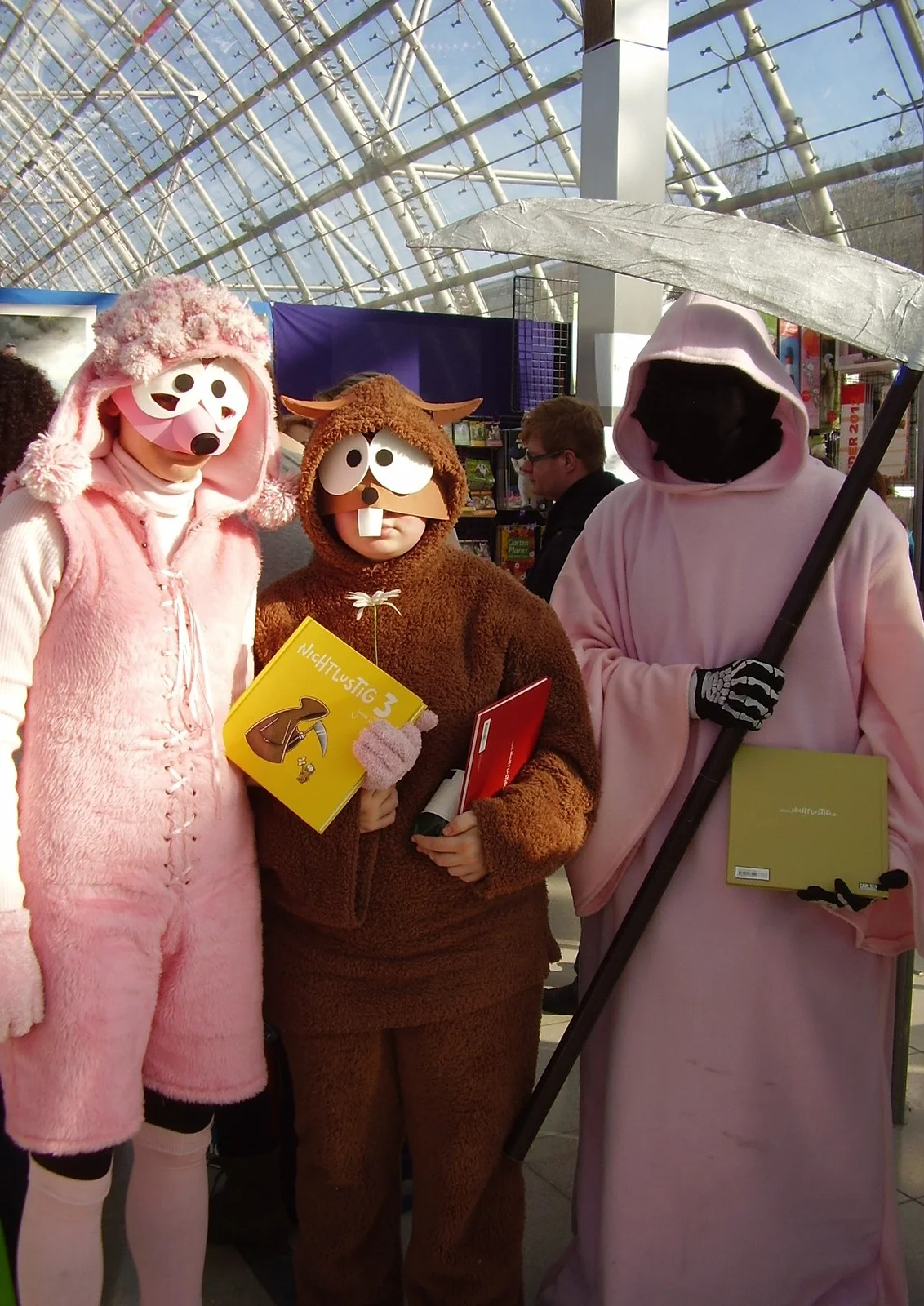 Cosplay-Cover: Der Tod aus Nicht Lustig in Rosa (Buch zwei)