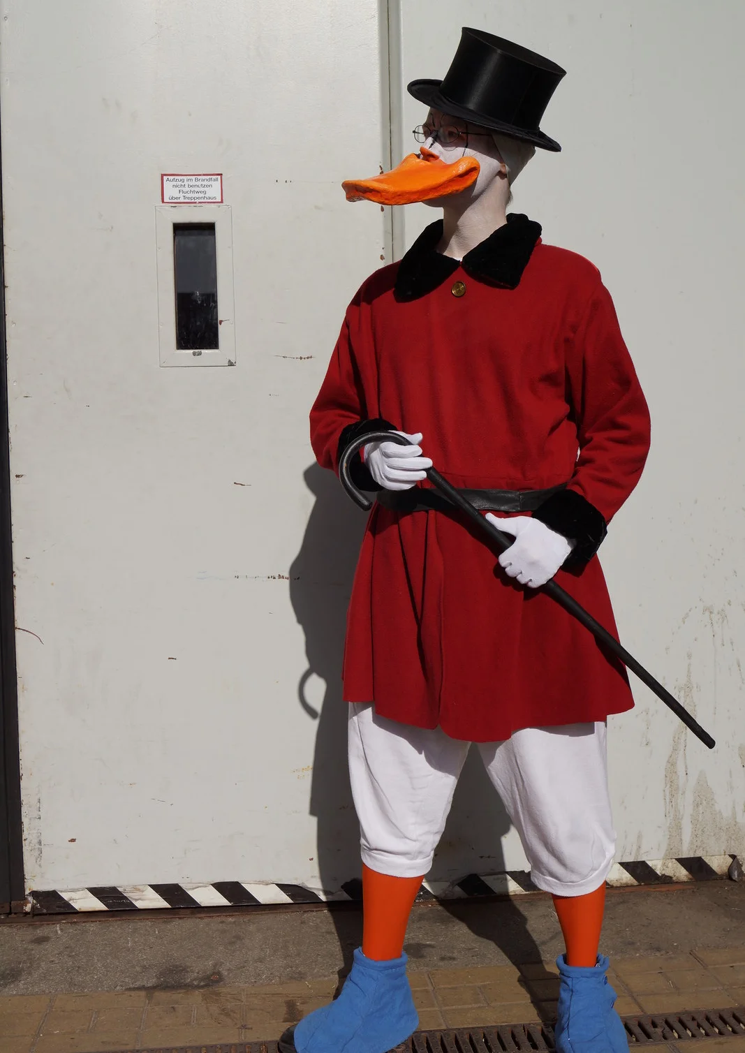 Cosplay-Cover: Dagobert Duck (anatid)