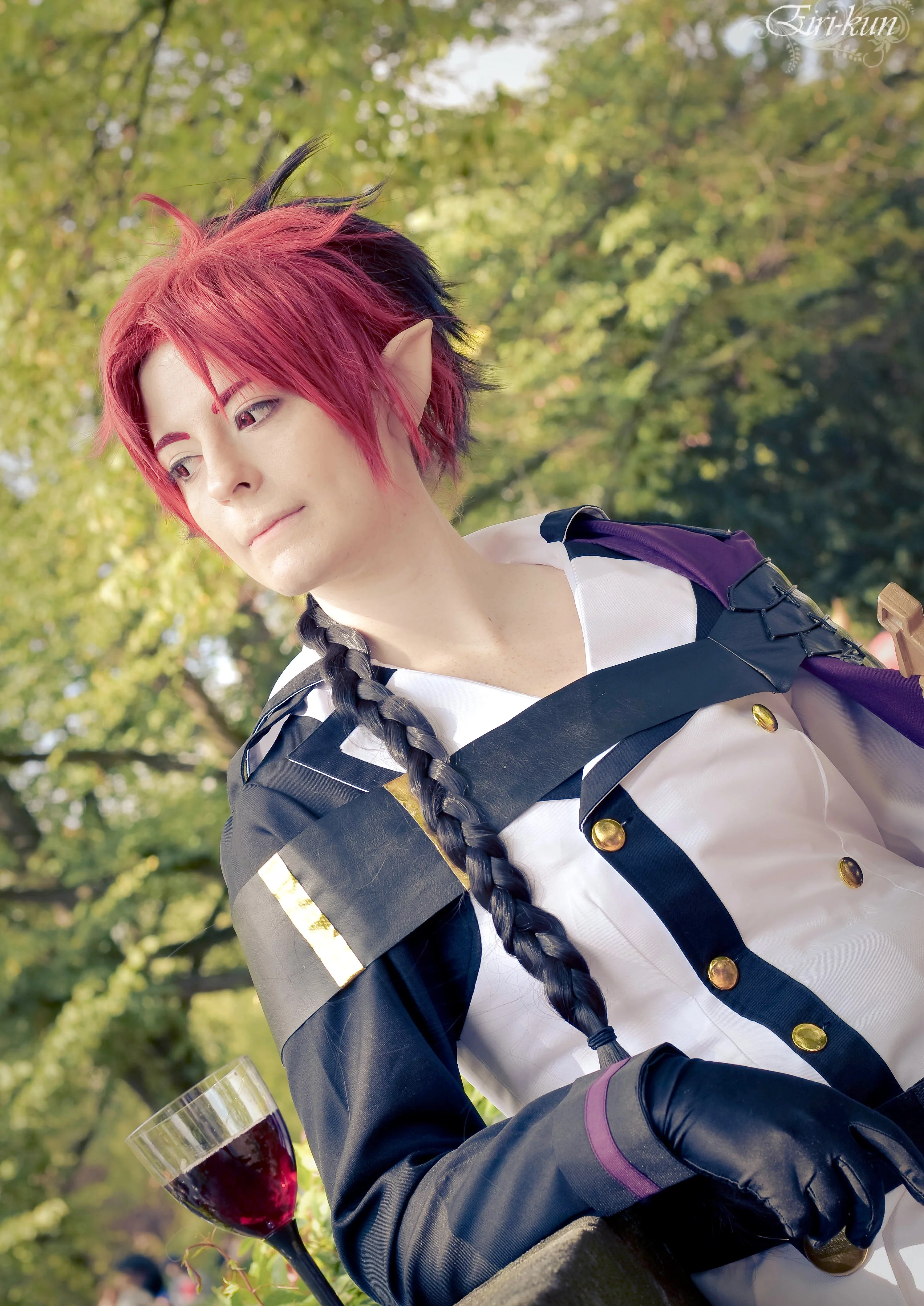 Cosplay-Cover: Crowley Eusford