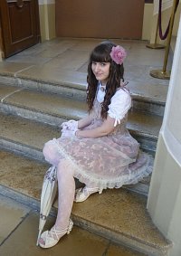 Cosplay-Cover: Moitié Pink Rose Lolita