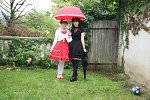 Cosplay-Cover: rot-weiß classic Lolita
