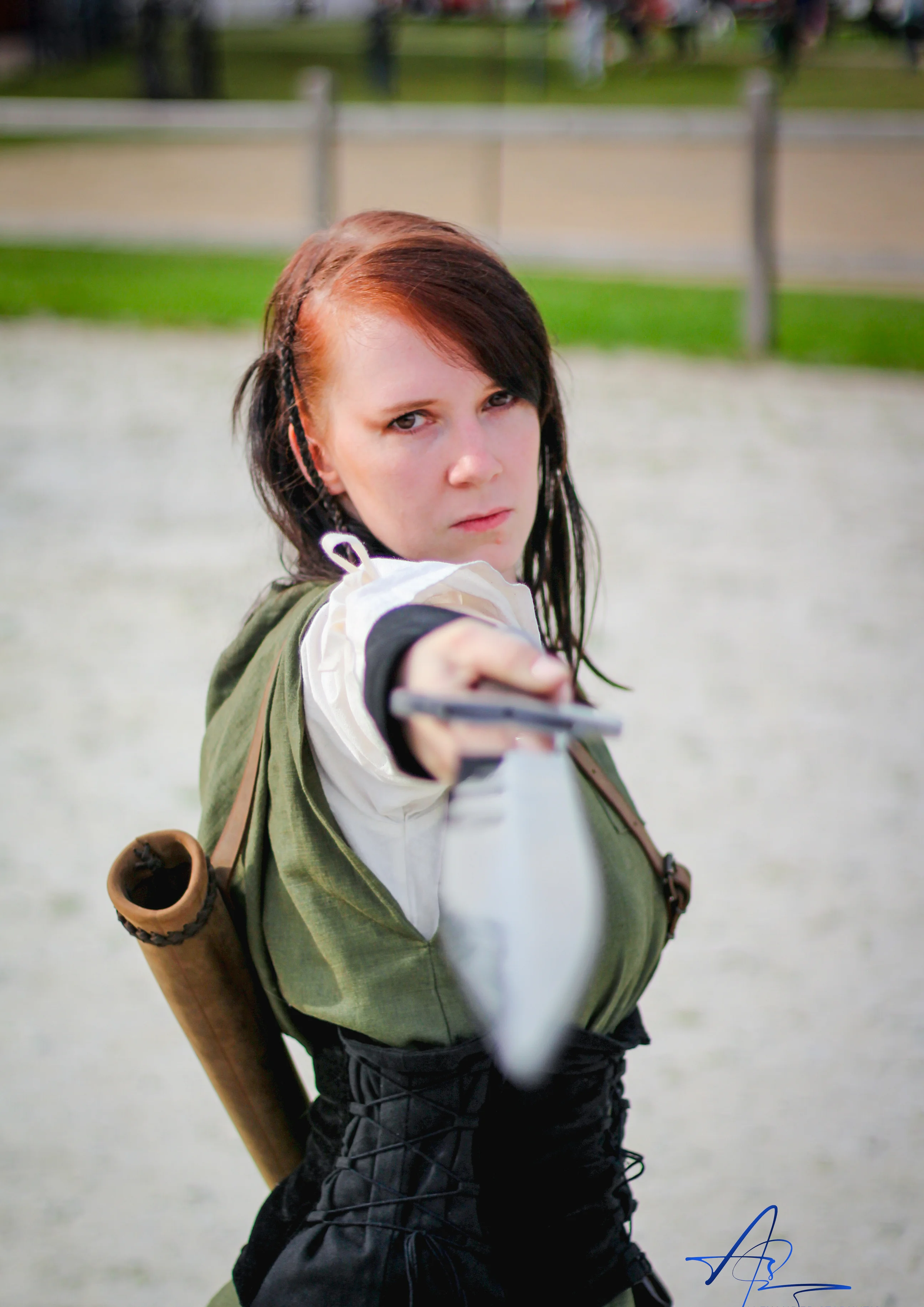 Cosplay-Cover: Kriegerin