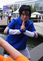 Cosplay-Cover: Sasuke Uchiha (pre Shippuden Blau)