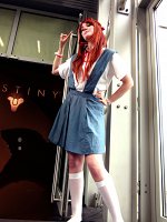 Cosplay-Cover: Asuka Soryu Langley [Schuluniform]