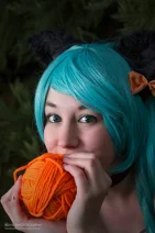 Cosplay-Cover: Miku Hatsune [Halloween Fanart]