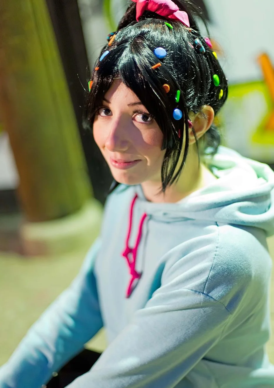 Cosplay-Cover: Vanellope von Schweetz