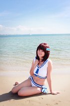 Cosplay-Cover: Haruka Amami (Sailor Swimsuit)