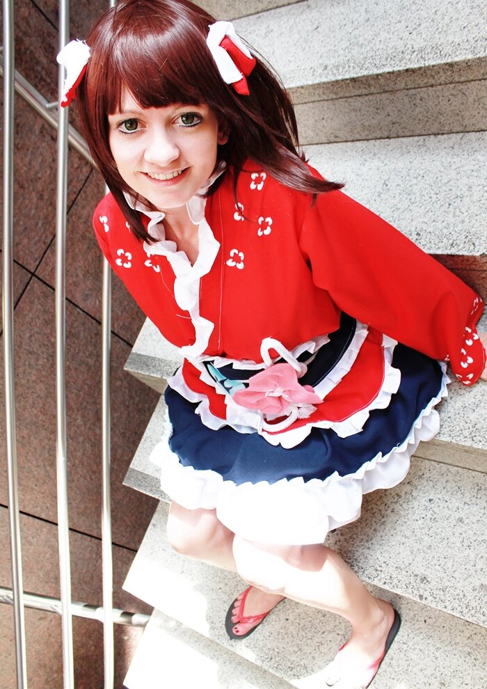 Cosplay-Cover: Haruka Amami (Yukata Maid)