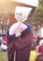 Cosplay-Cover: Tomoe [Yukata green with purple]