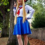 Cosplay: Minako Aino (Winteruniform, Shiba Koen Mittelstufe