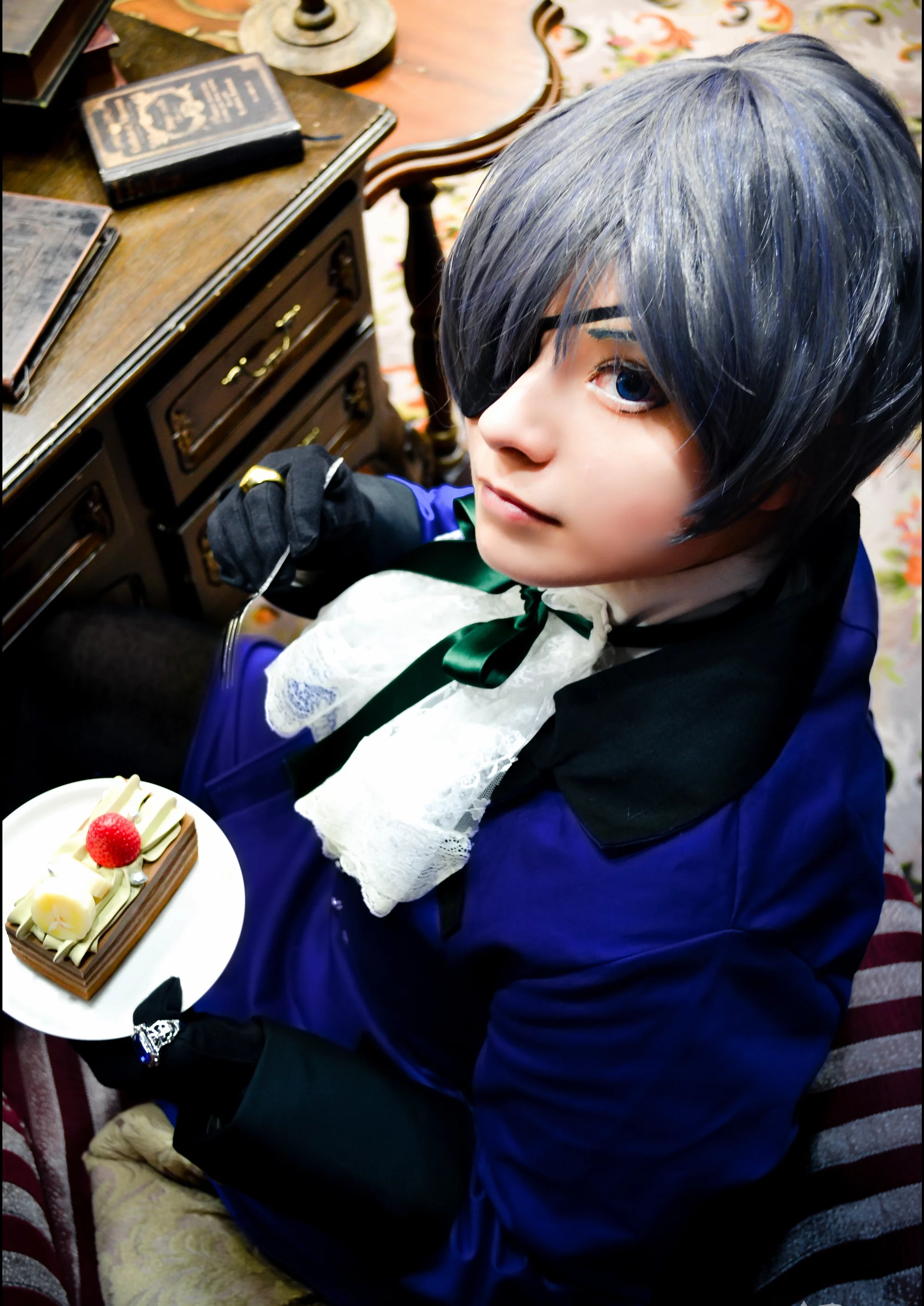 Cosplay-Cover: Ciel Phantomhive ♕ Blue Basic Attire