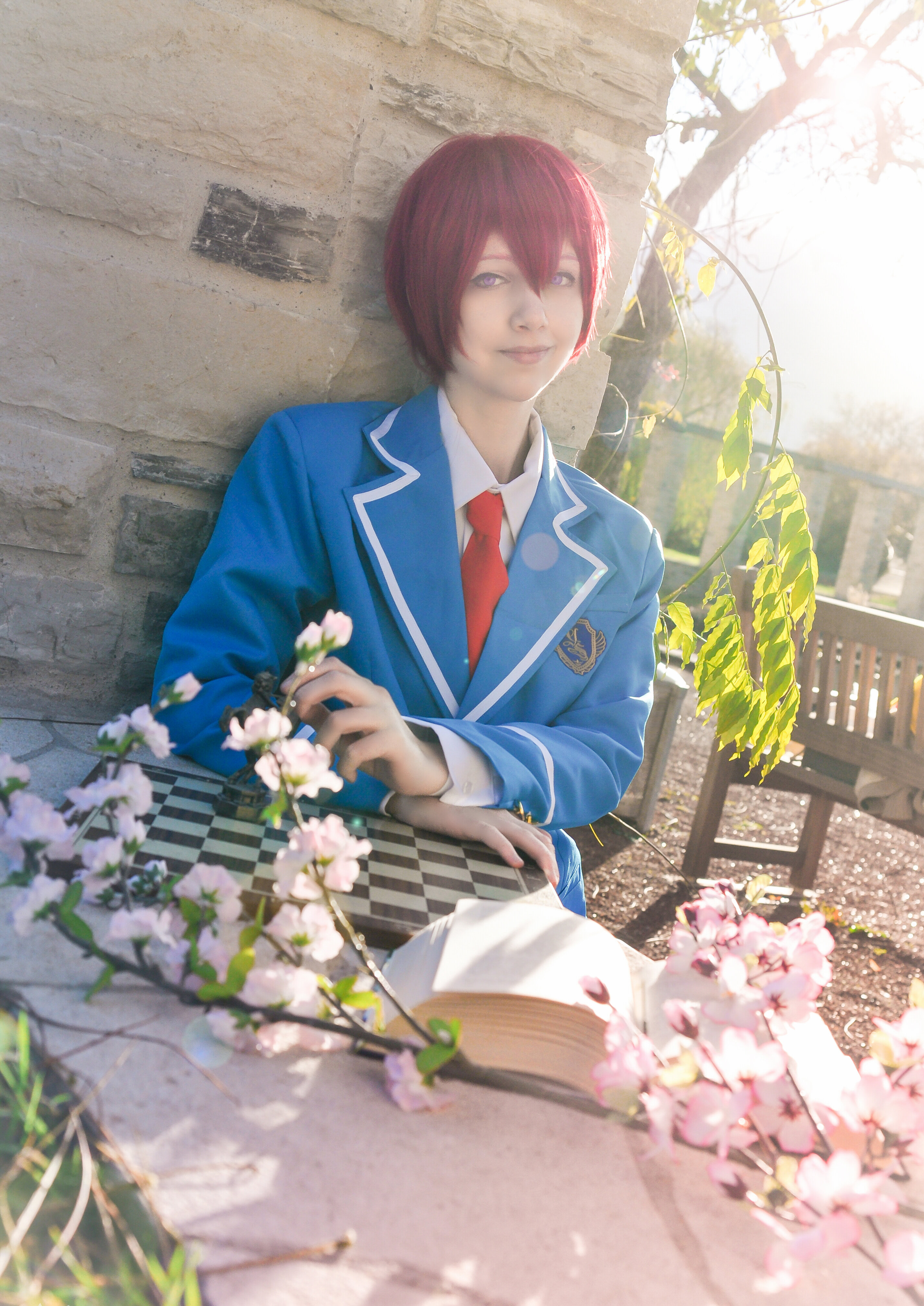 Cosplay-Cover: Tsukasa Suou ♞ 朱桜司 - Schuluniform