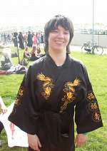 Cosplay-Cover: Ein Welpe im Kimono