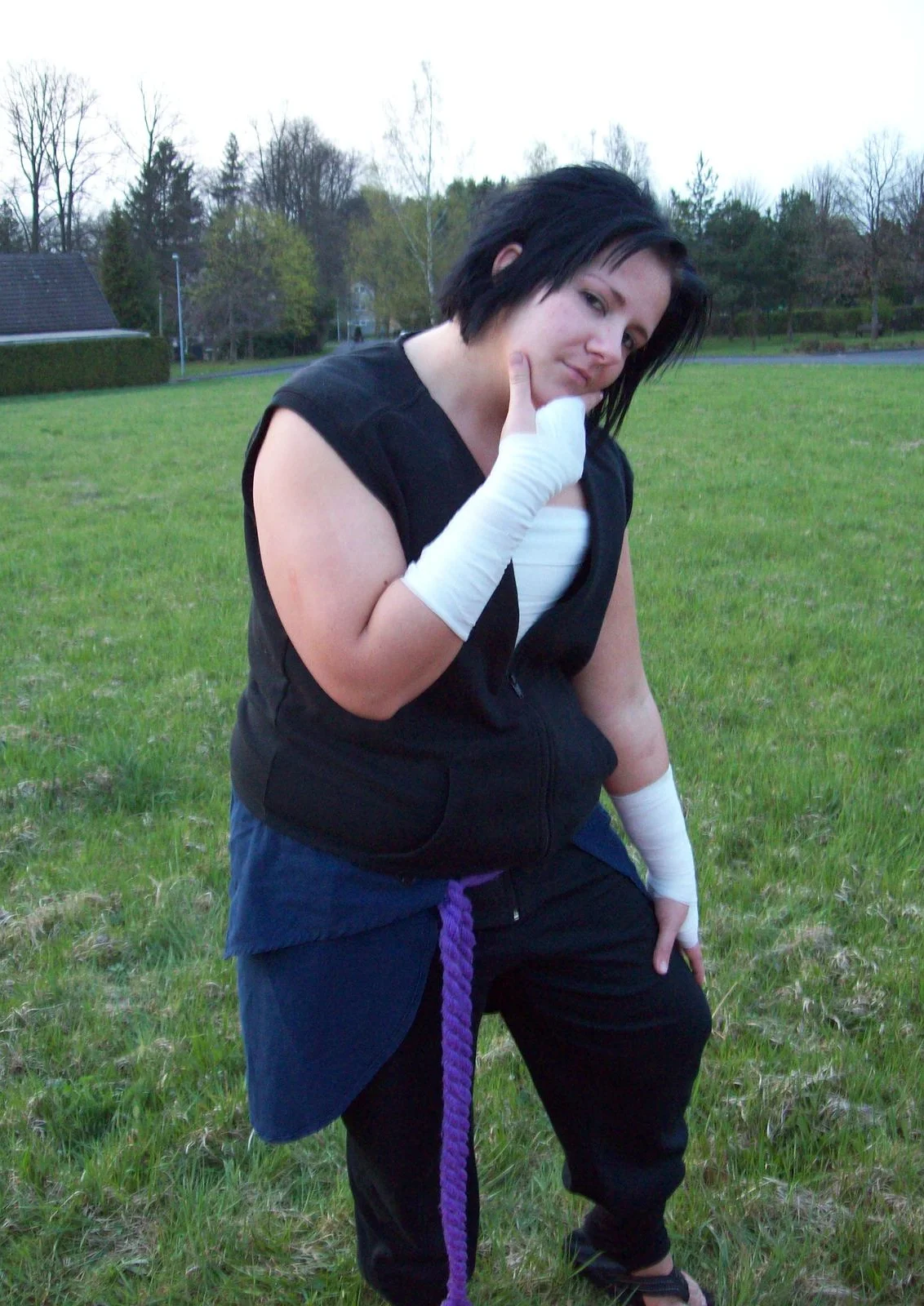 Cosplay-Cover: Sasuke Shippuuden Black