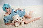 Cosplay-Cover: Rei Ayanami (Nachthemd)