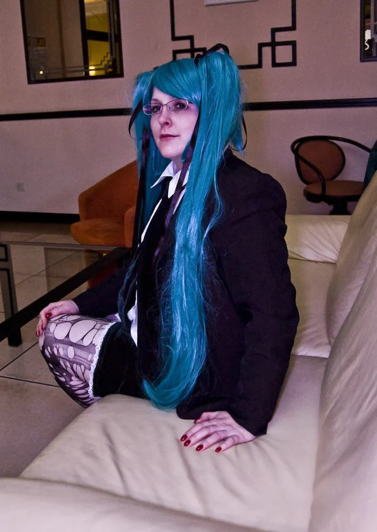 Cosplay-Cover: Miku Hatsune ~ Schooldress