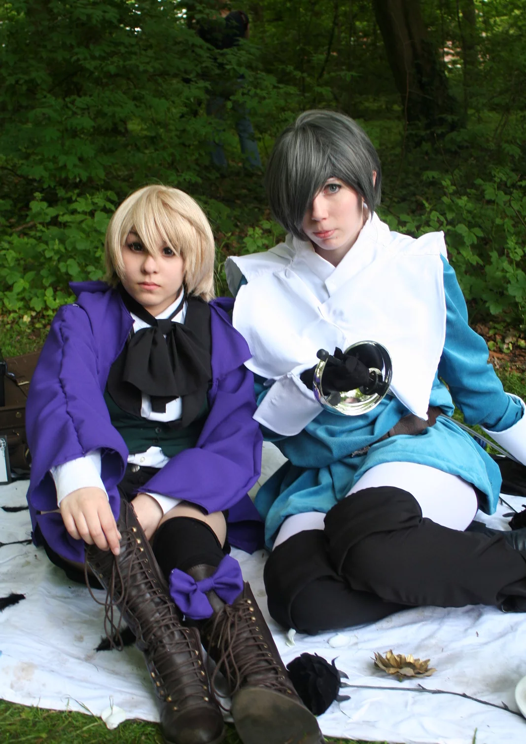 Cosplay-Cover: Ciel Phantomhive - Fechtoutfit