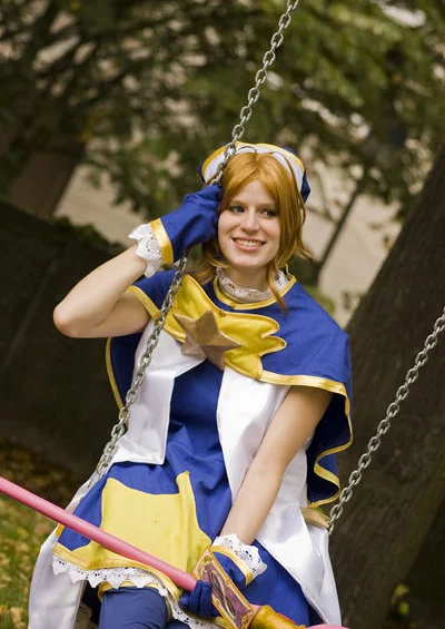 Cosplay-Cover: Card Captor Sakura (Blue Battle dress)- [Cos 34]