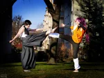 Cosplay-Cover: Yoruichi Shihouin
