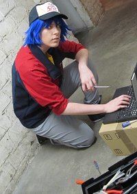 Cosplay-Cover: Bruno (Team 5DS Pit Crew)